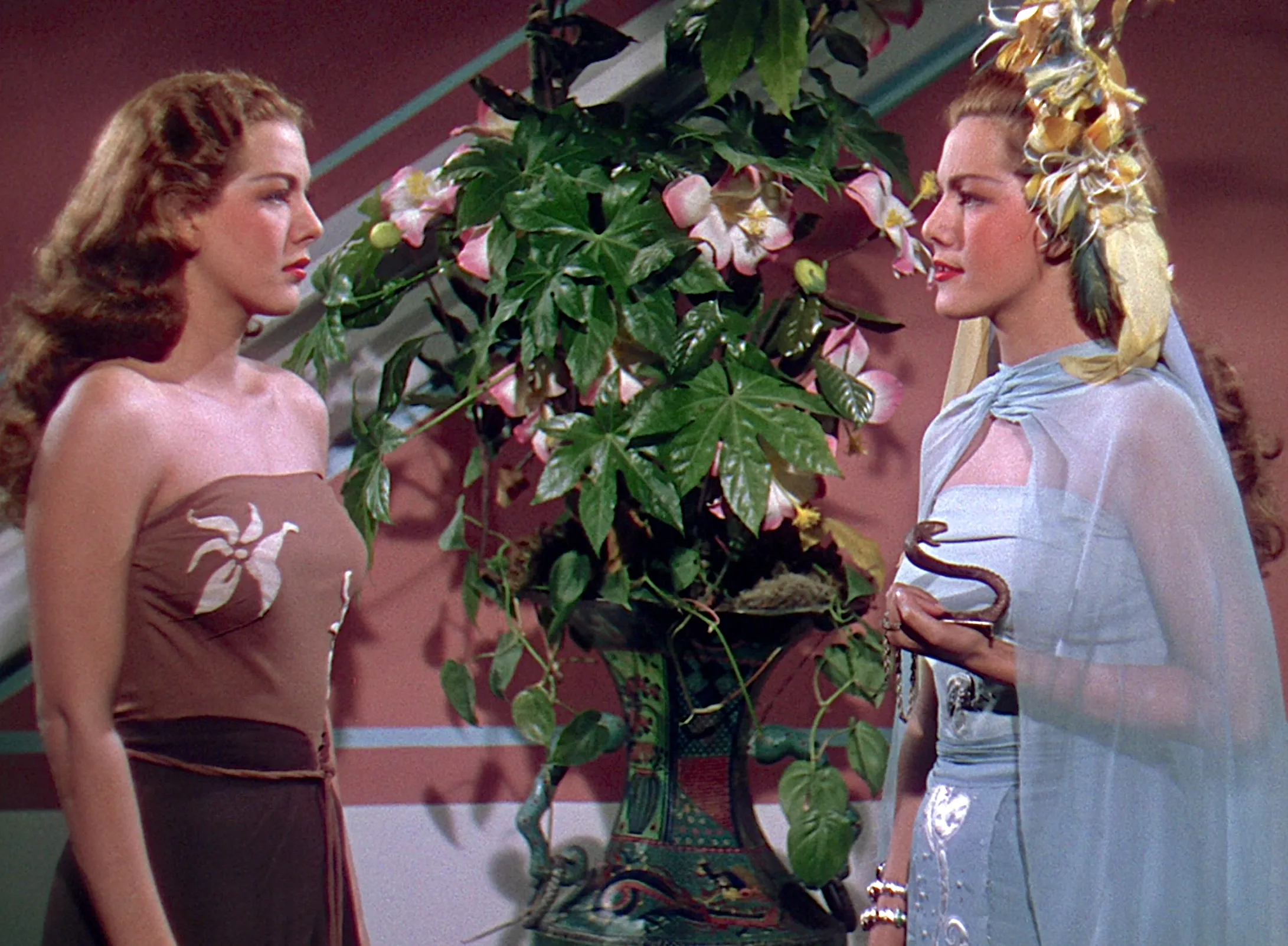 Фонове зображення Жінка-кобра