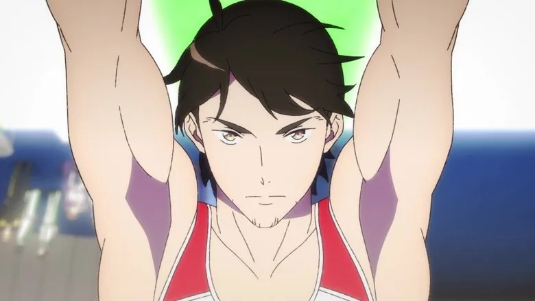 Фонове зображення Гімнастичний самурай