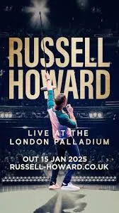 Рассел Говард: концерт у Лондон-Палладіумі