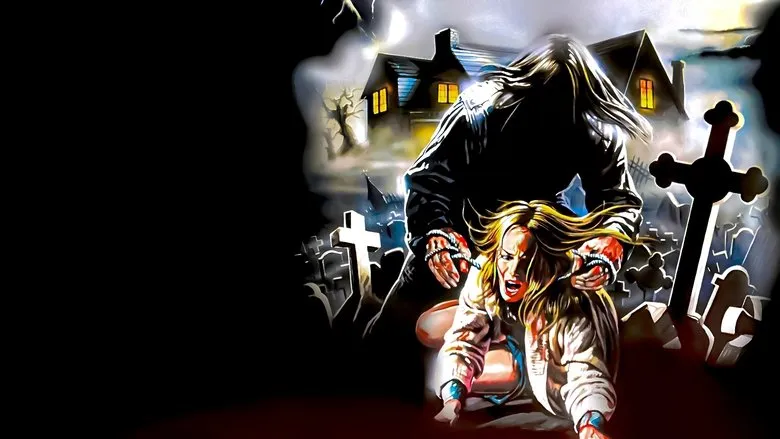 Фонове зображення Будинок на краю цвинтаря