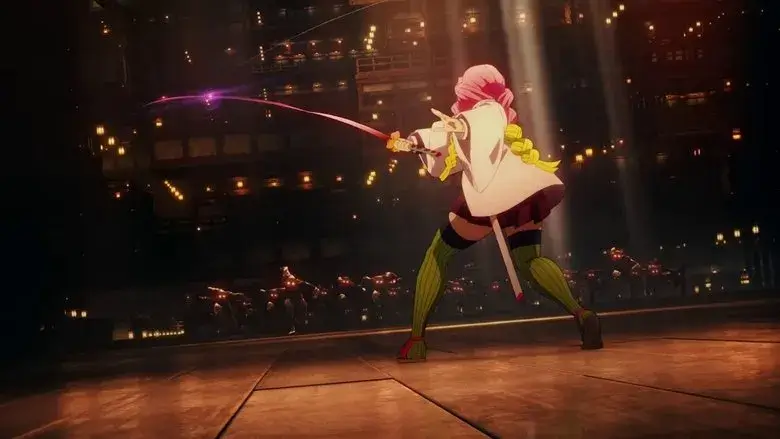 Фонове зображення Вбивця Демонів: Замок Нескінченності